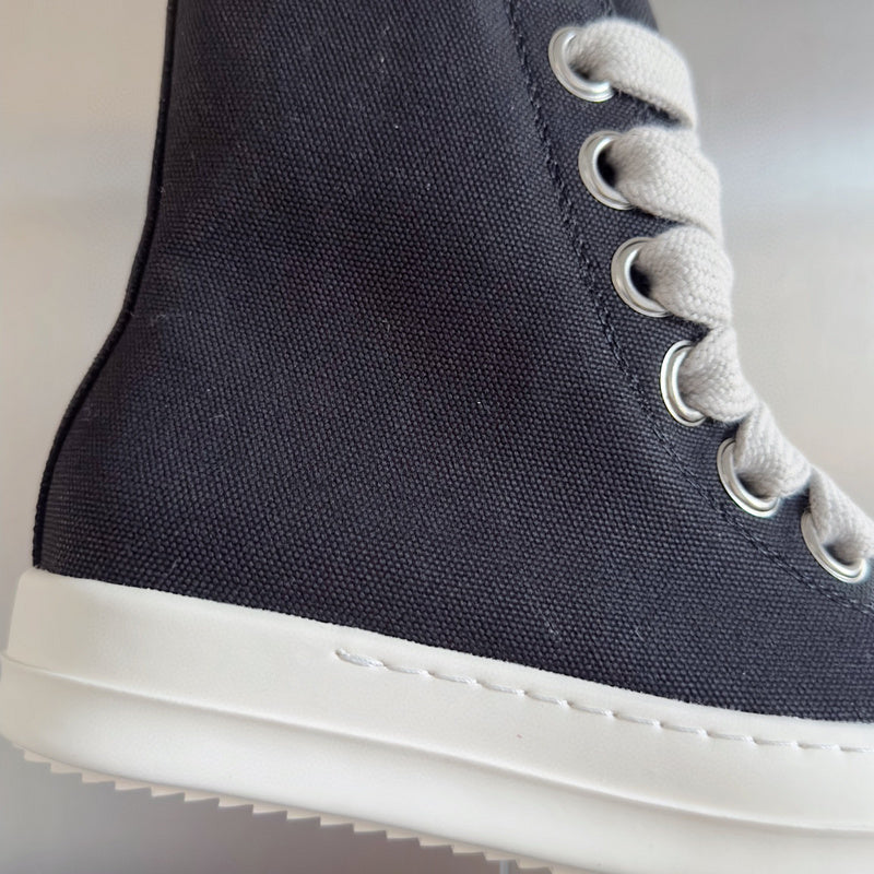 Rick Owens Black High-Top Sneakers - Phantom Kicks
