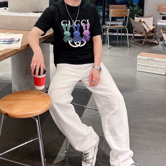 Gucci Bunny Trio T-Shirt (Black) - Phantom Kicks