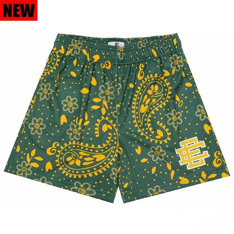 EE Basic Short Green Paisley - Phantom Kicks
