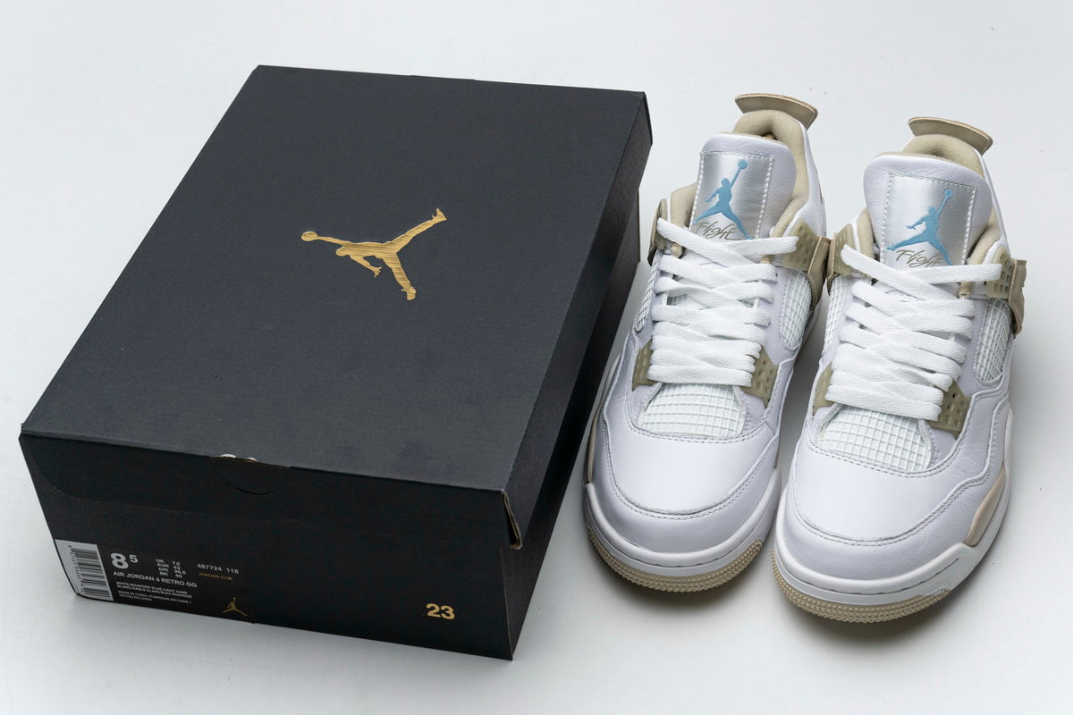 Air Jordan 4 Retro Sand Linen - Phantom Kicks