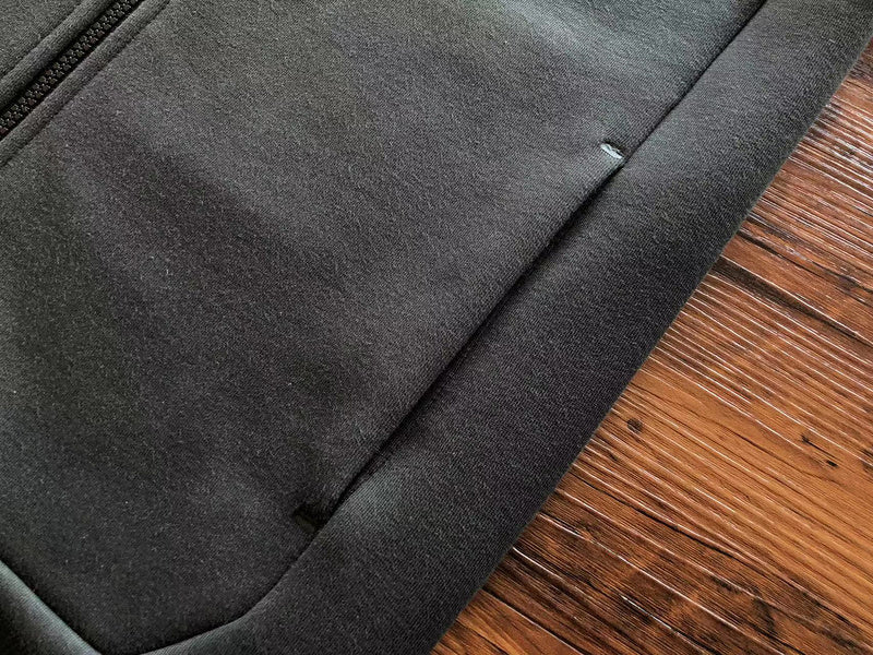 NIKE TECH FLEECE HOODIE x BLACK/DARK SMOKE GREY - Phantom Kicks