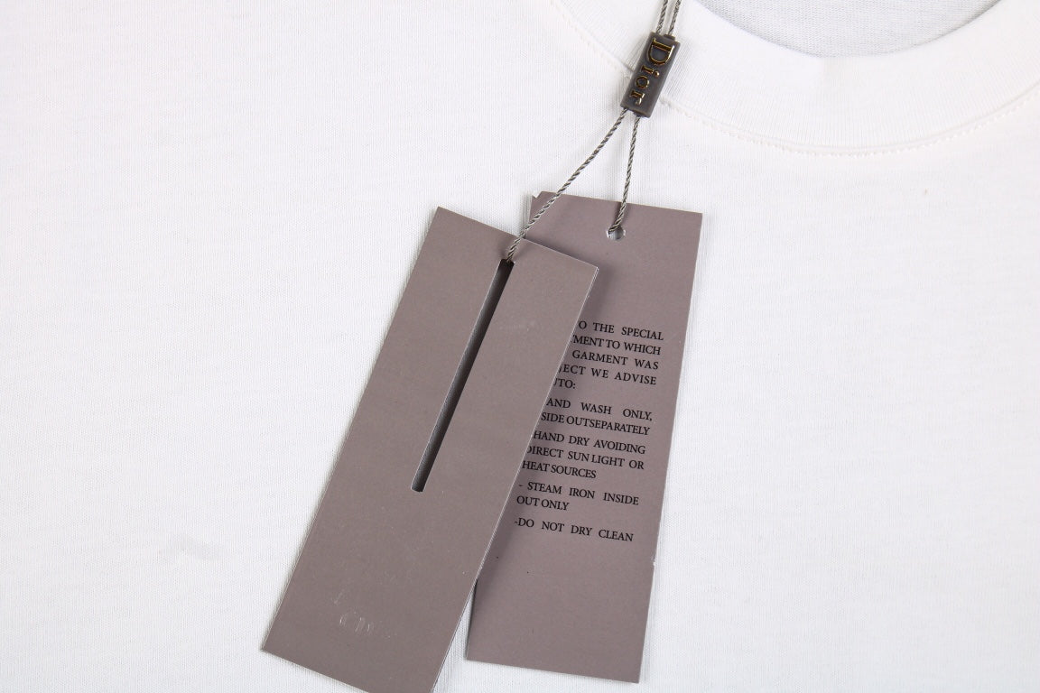Dior Double D Logo T-Shirt (White) - Phantom Kicks
