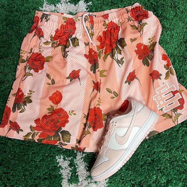 EE Mesh Short Red Rose-Pink - Phantom Kicks