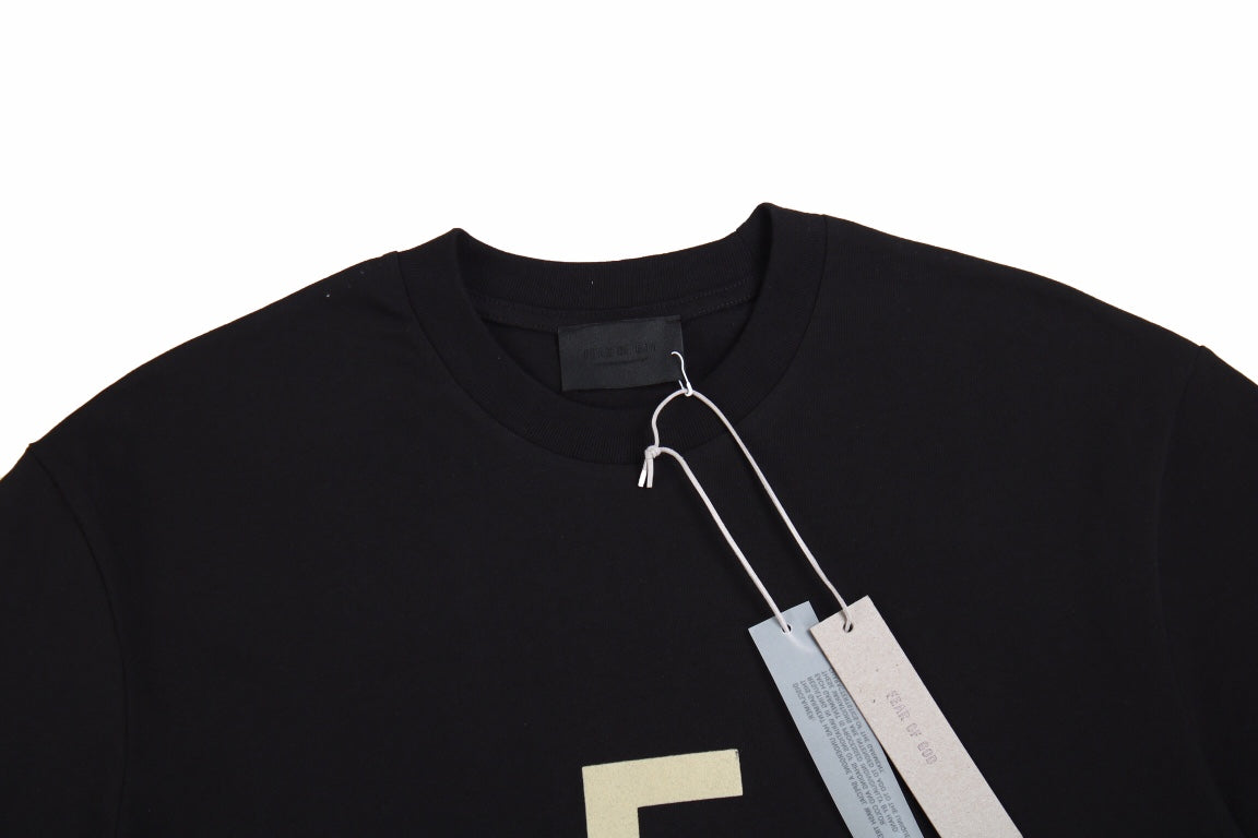 Fear of God Letter F T-Shirt (Black) - Phantom Kicks