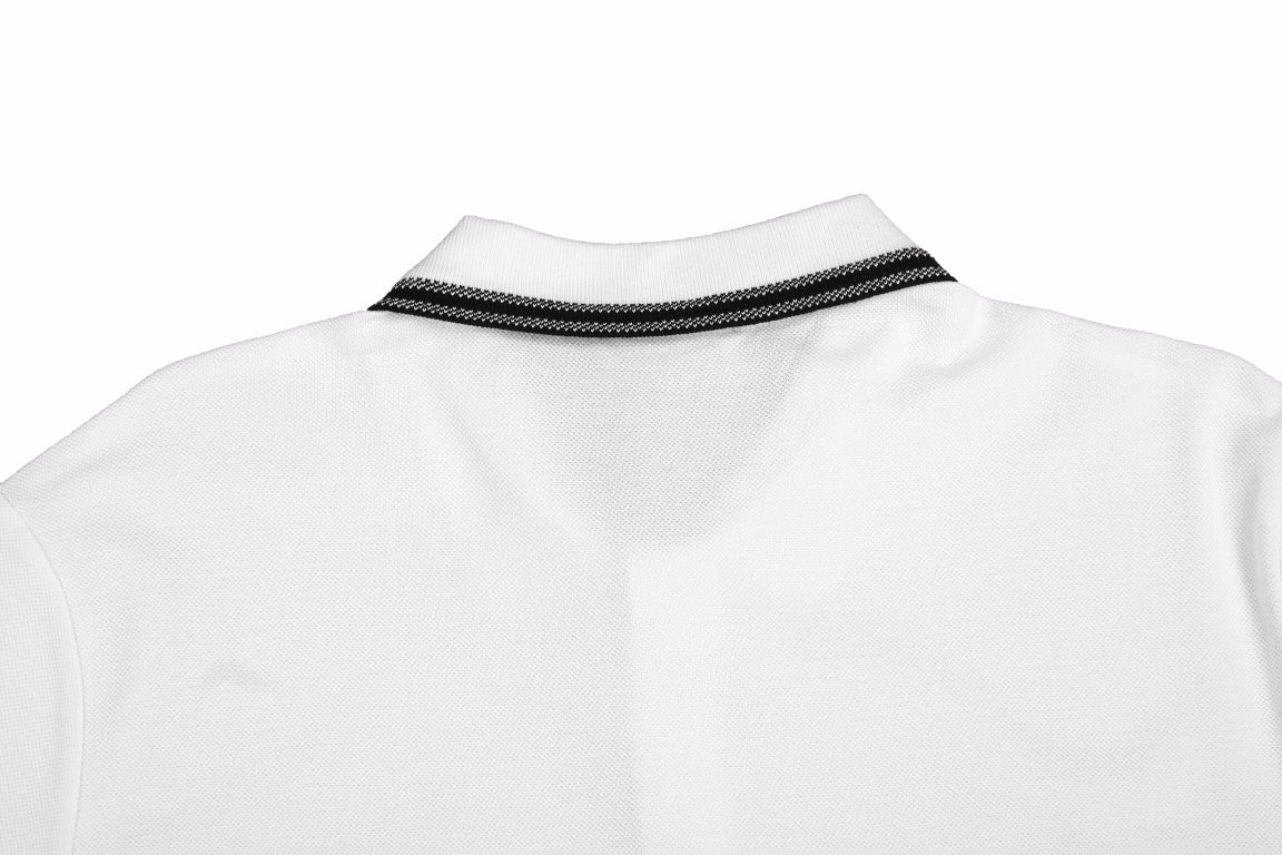 Christian Dior "Striped Logo" Polo Shirt - Phantom Kicks