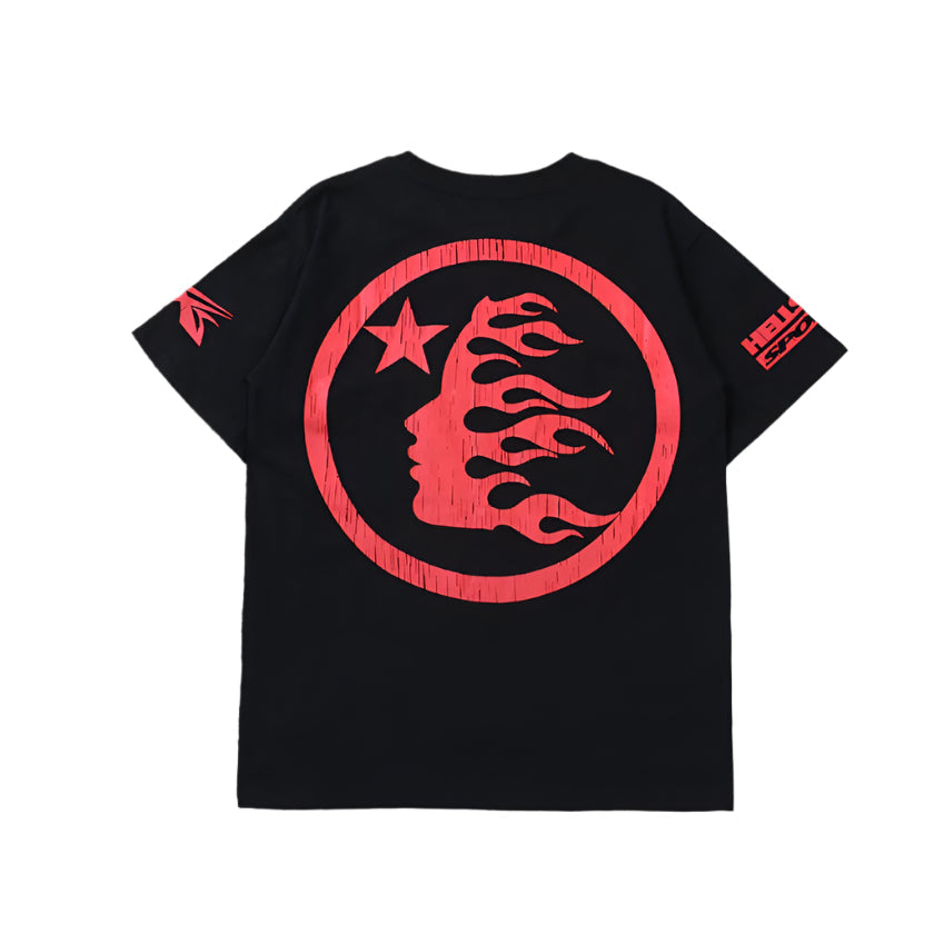 Hellstar "Beat Us" Black T-Shirts - Phantom Kicks