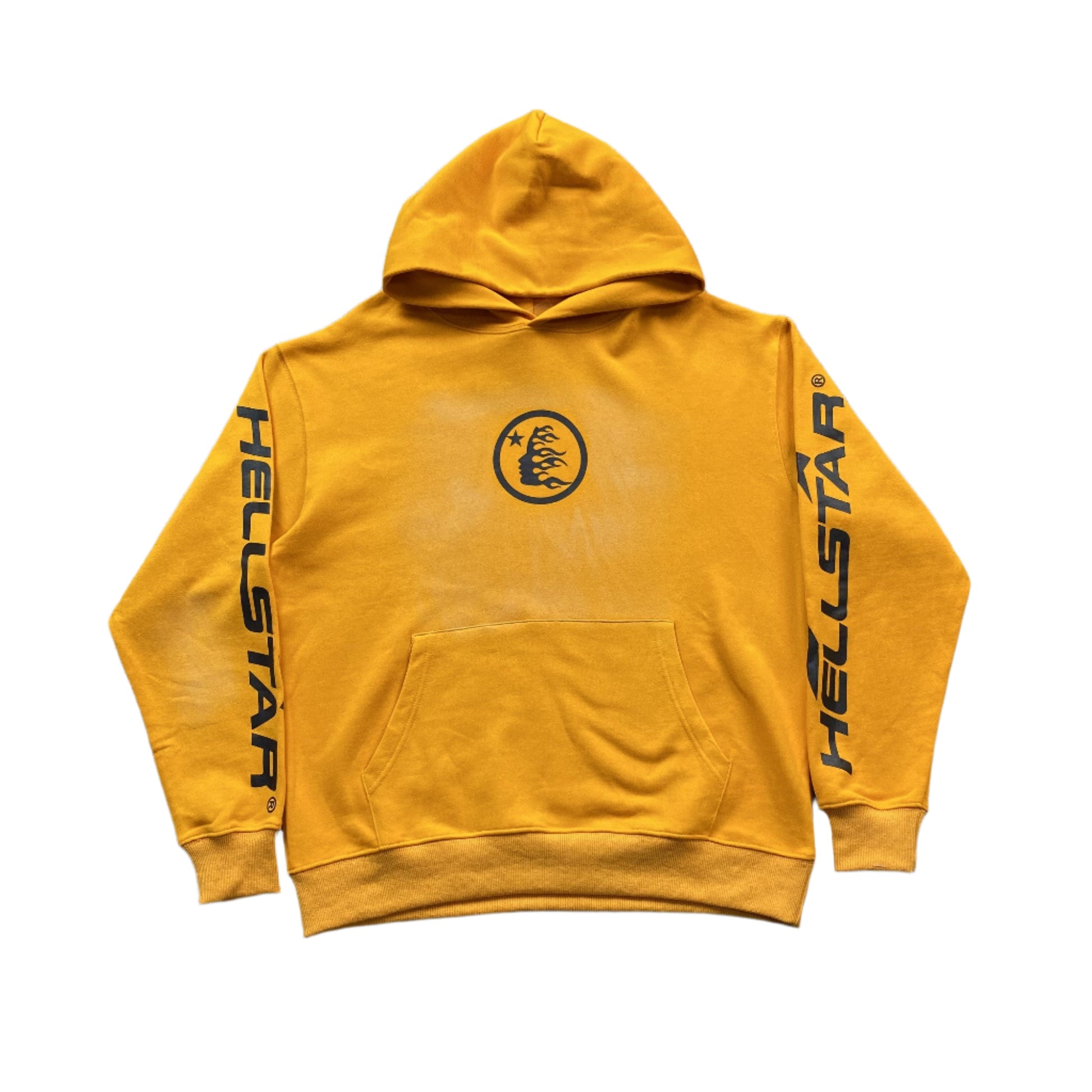Hellstar "Records" Yellow Hoodie - Phantom Kicks