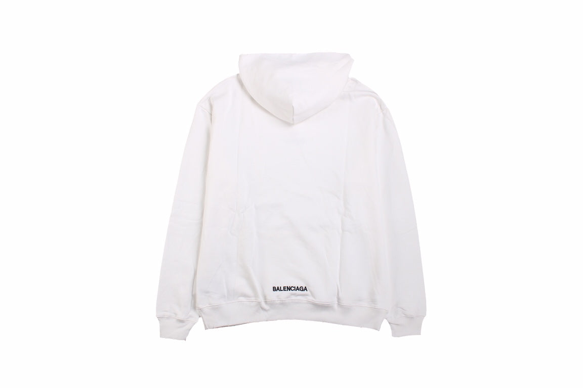 Balenciaga White Be Yourself Hoodie - Phantom Kicks