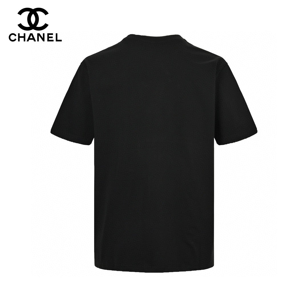Chanel Double C Logo T-Shirt (Black) - Phantom Kicks