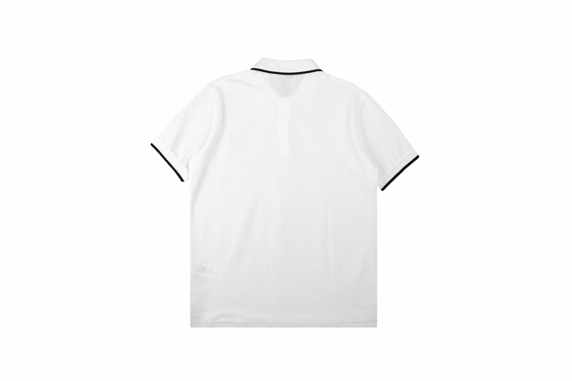 Burberry Textured Polo Shirt in White - Phantom Kicks