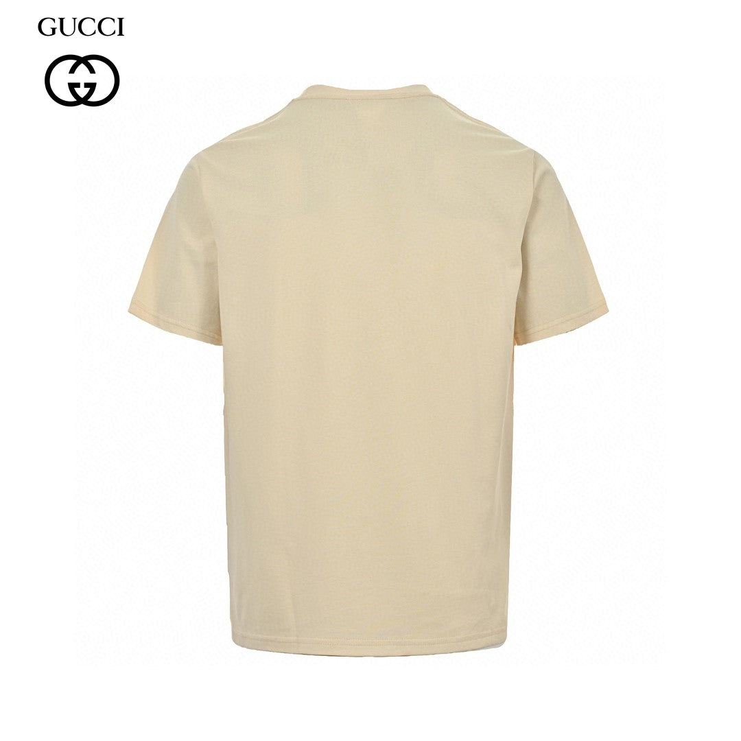 Gucci Splatter Logo T-Shirt (Beige) - Phantom Kicks