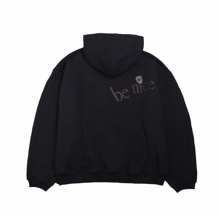DIOR FLOWER LOGO HOODIE BLACK - Phantom Kicks