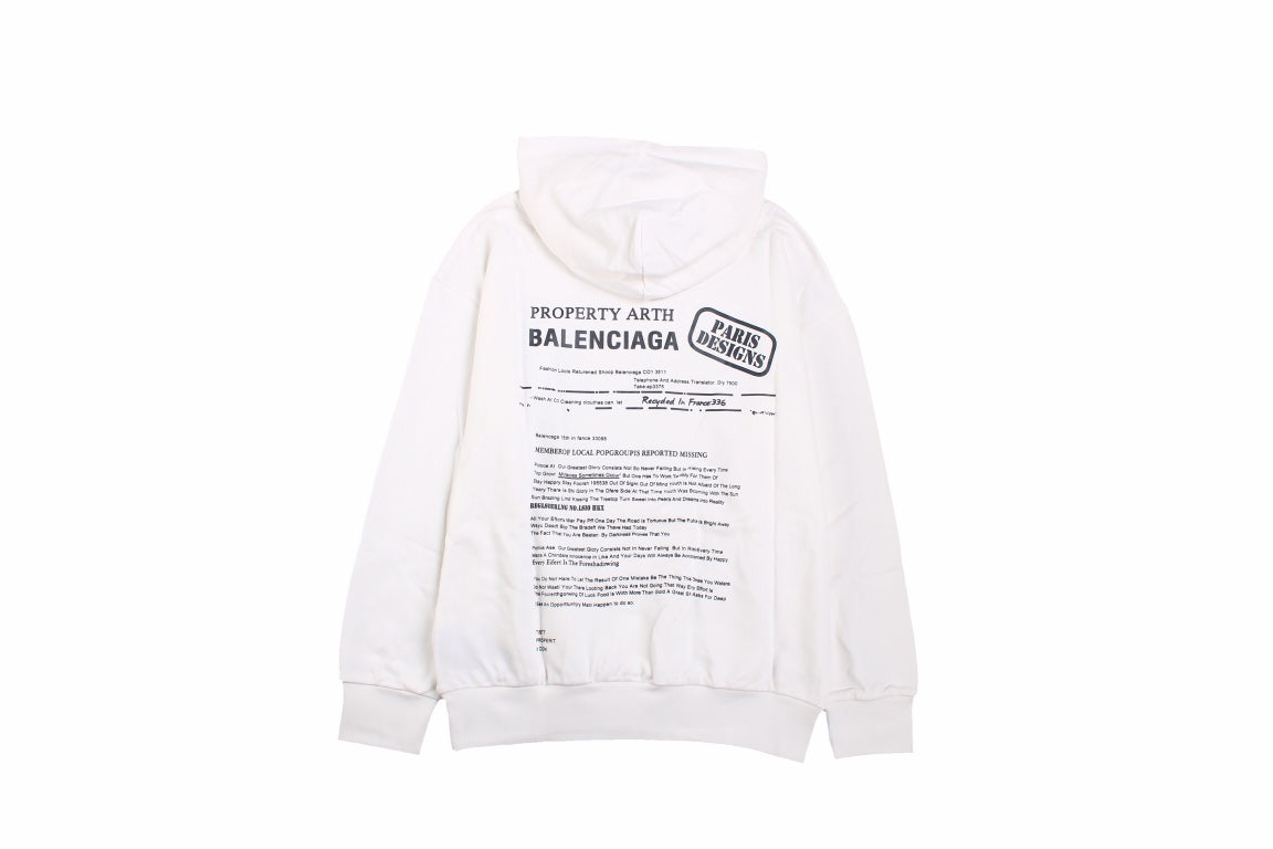 Balenciaga Paris Team Hoodie - Phantom Kicks