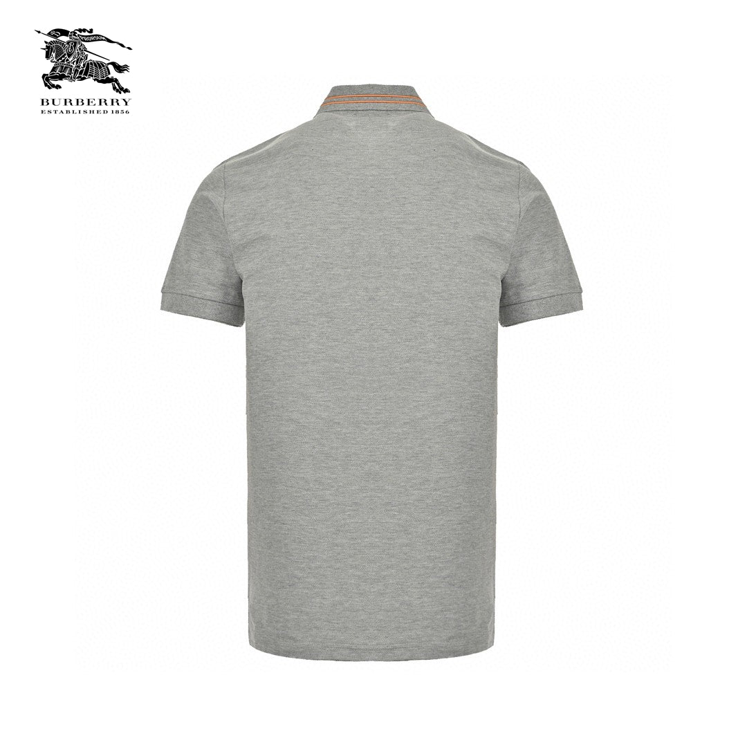 Burberry Striped Collar Polo Shirt in Grey - Phantom Kicks