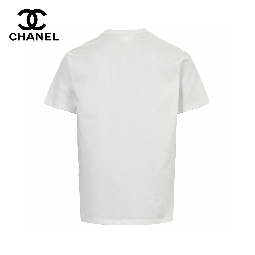 Chanel Logo T-Shirt (White) - Phantom Kicks