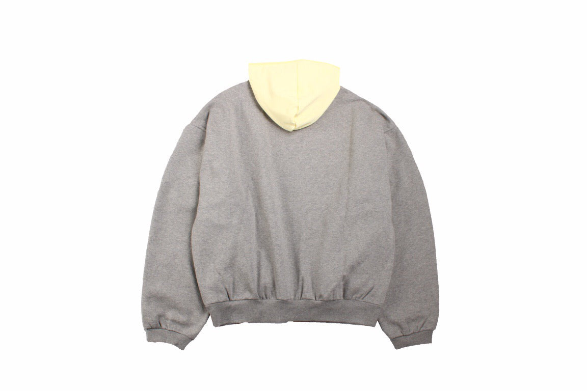 Fear of God Essentials Hoodie - Grey with Yellow Hood - Phantom Kicks