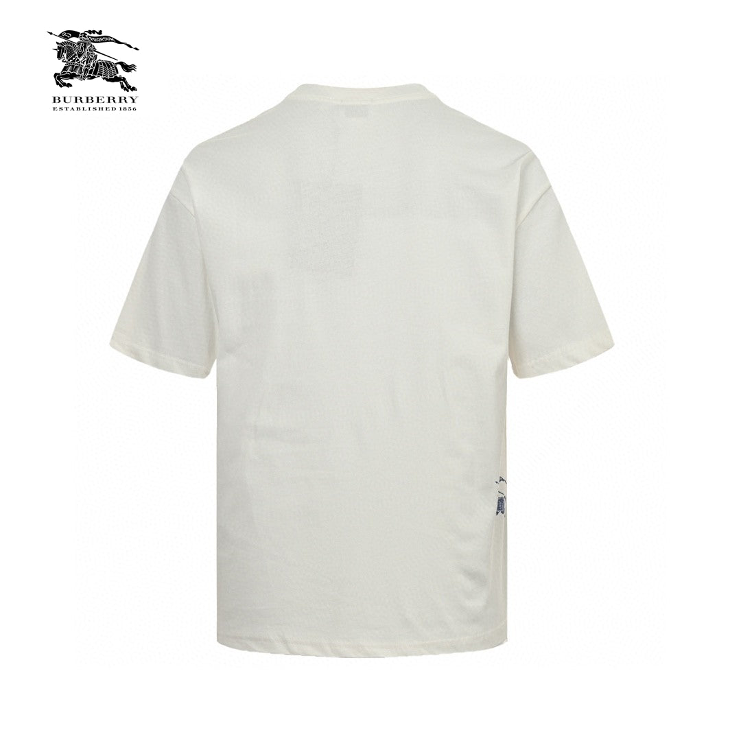 Burberry White Cotton T-Shirt - Phantom Kicks