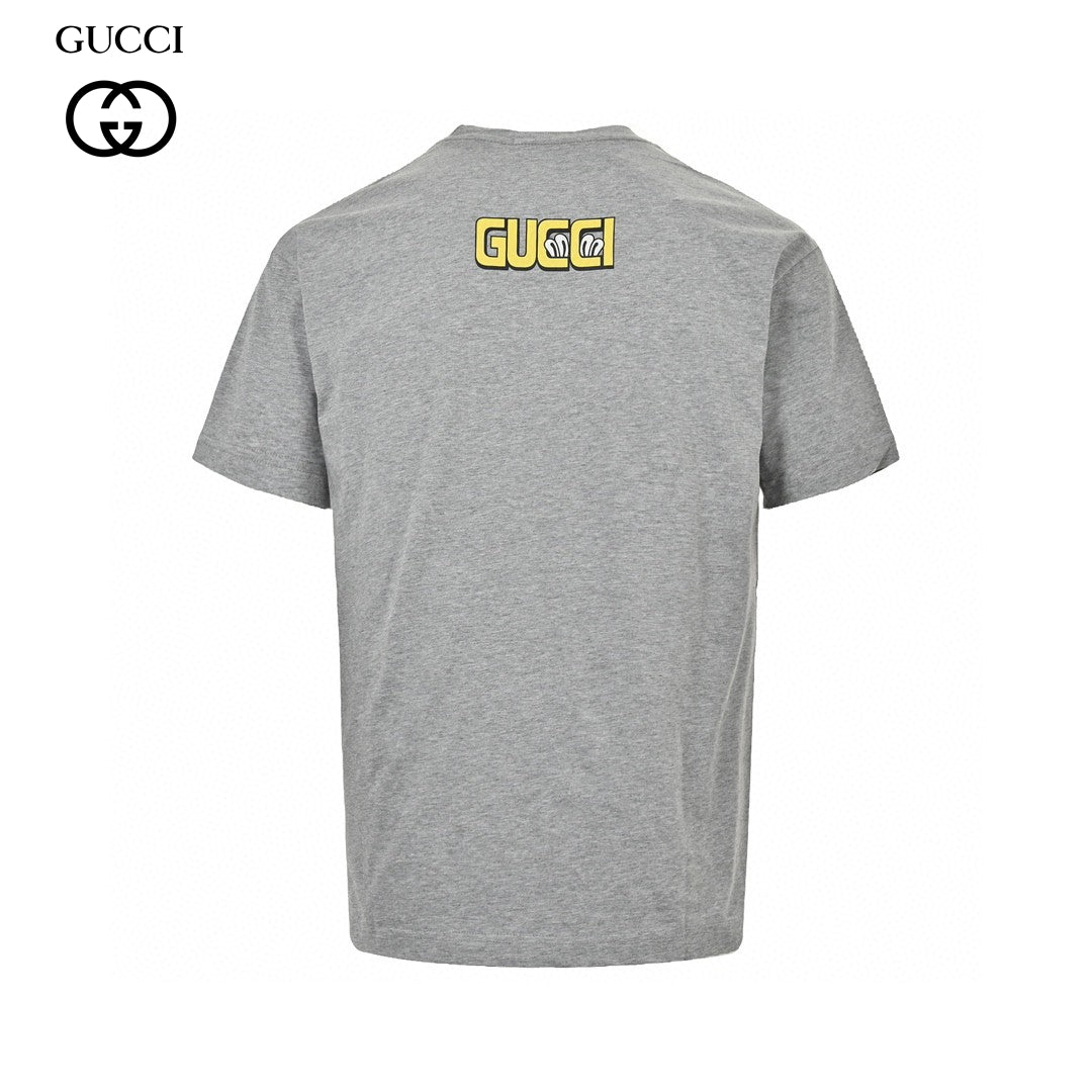 Gucci Cartoon Graphic T-Shirt (Grey) - Phantom Kicks