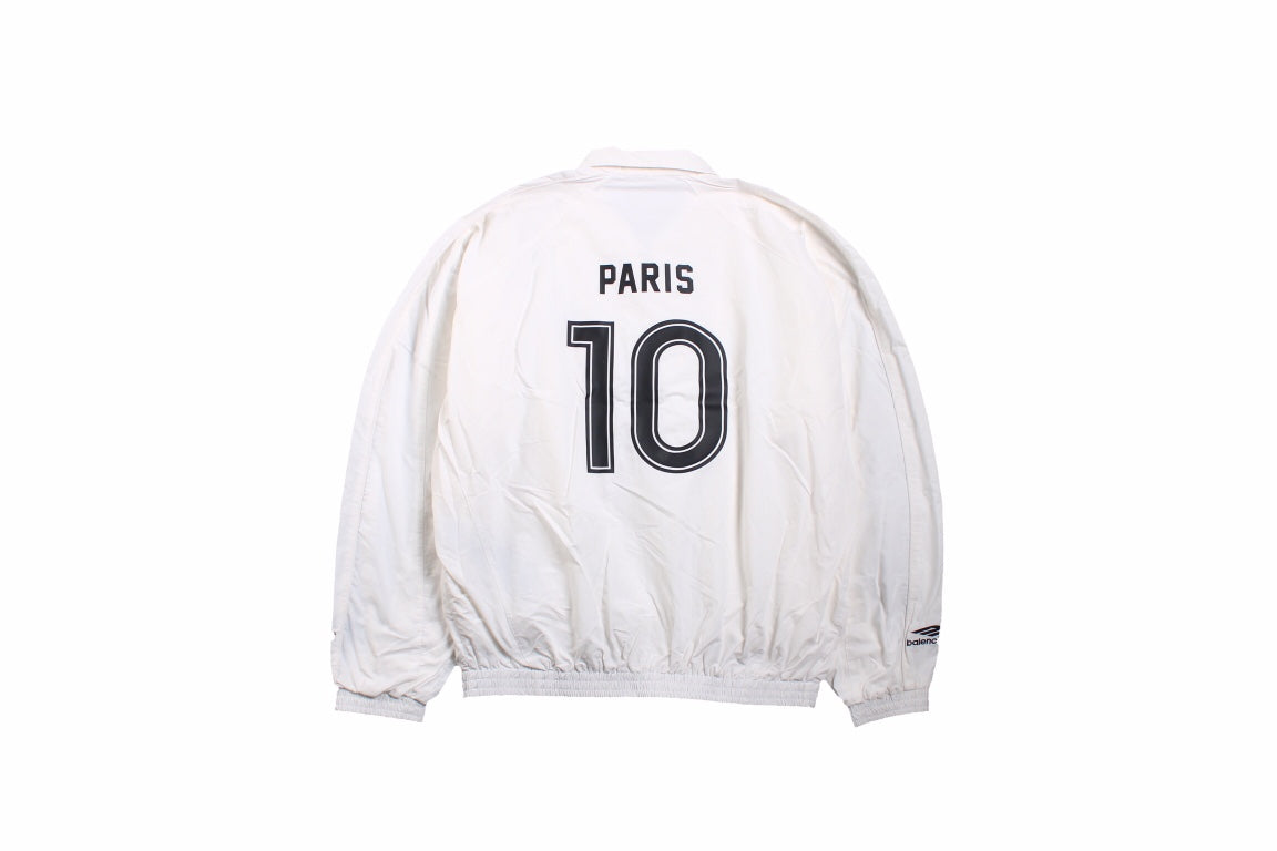 Balenciaga White Zip-Up Track Jacket - Phantom Kicks