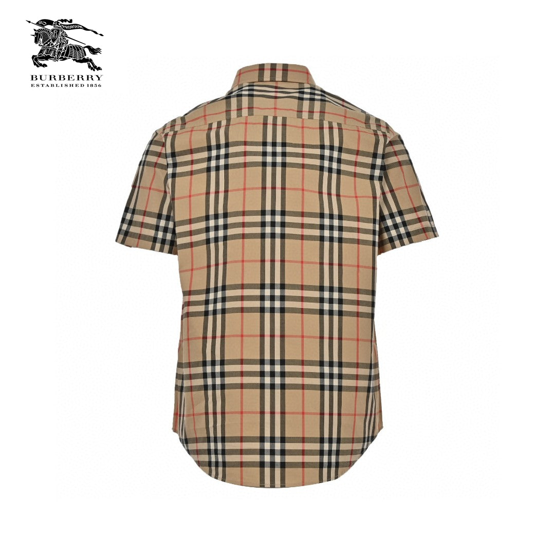 Burberry Check Short-Sleeve Shirt - Phantom Kicks