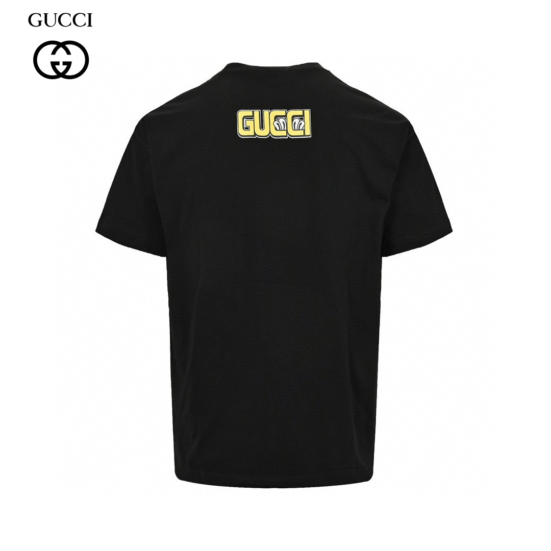 Gucci Cartoon Graphic T-Shirt (Black) - Phantom Kicks
