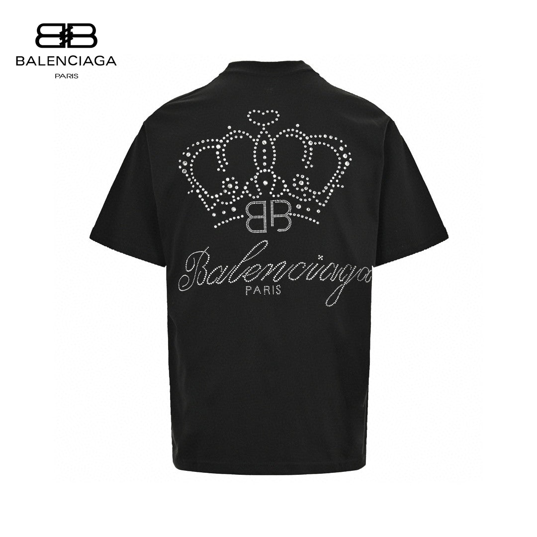 Balenciaga Plain Black T-Shirt - Phantom Kicks