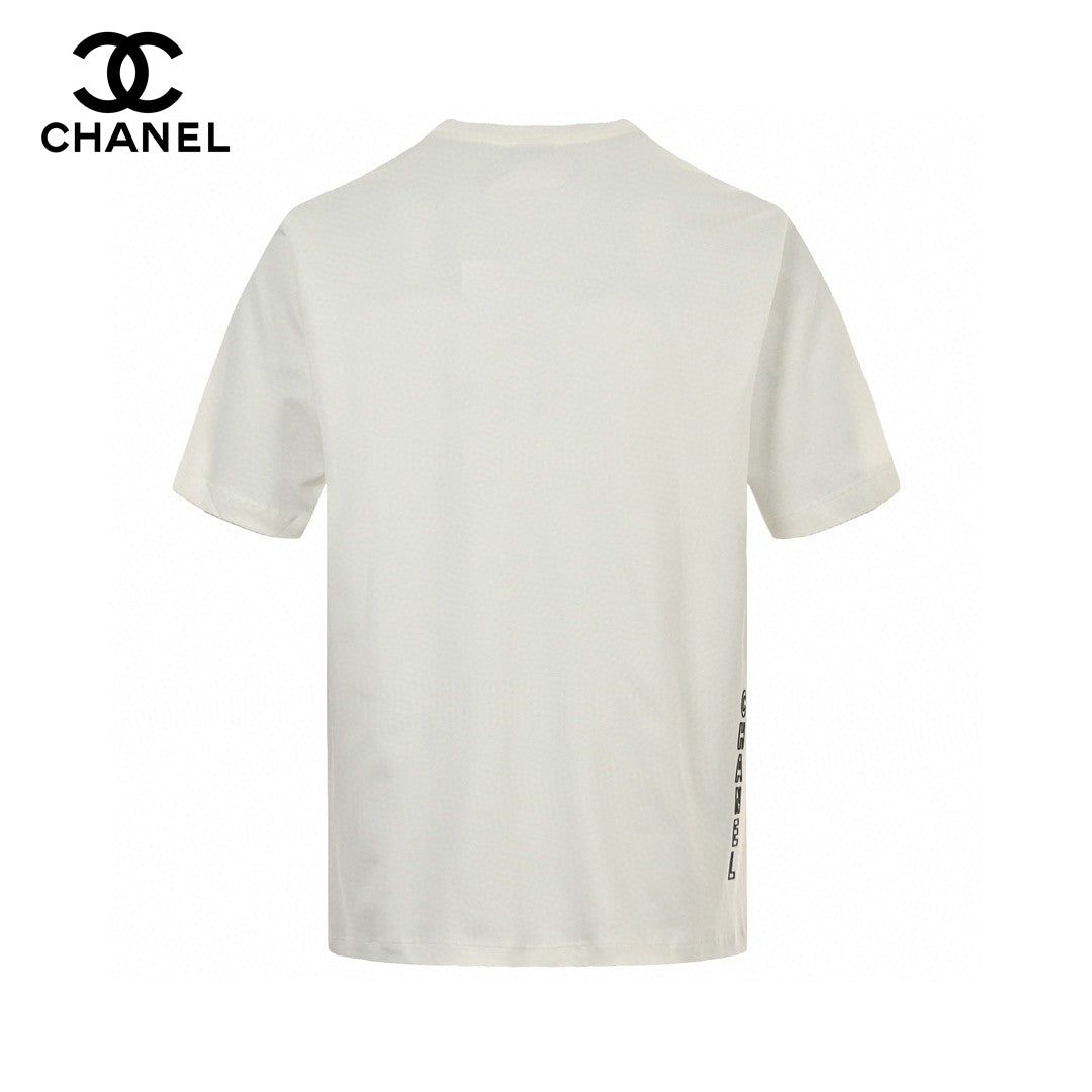 Chanel Logo T-Shirt (White) - Phantom Kicks