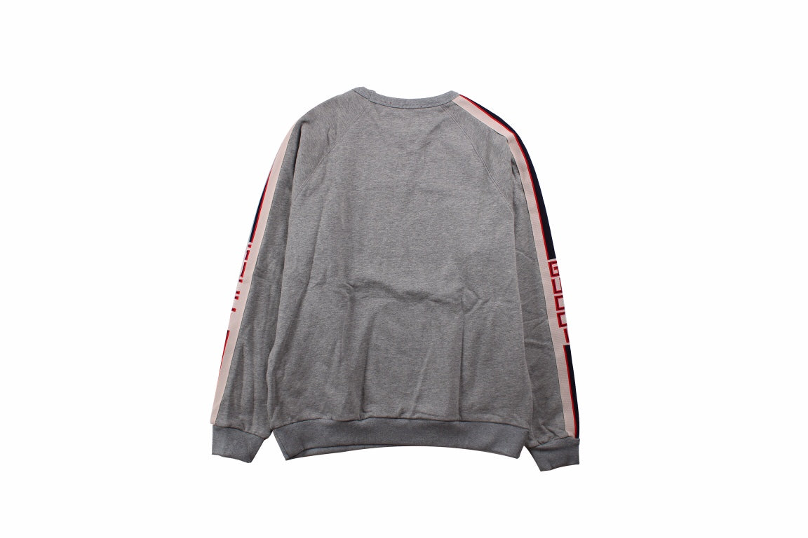 Gucci Grey Sweatshirt with Stripe Detail - Phantom Kicks
