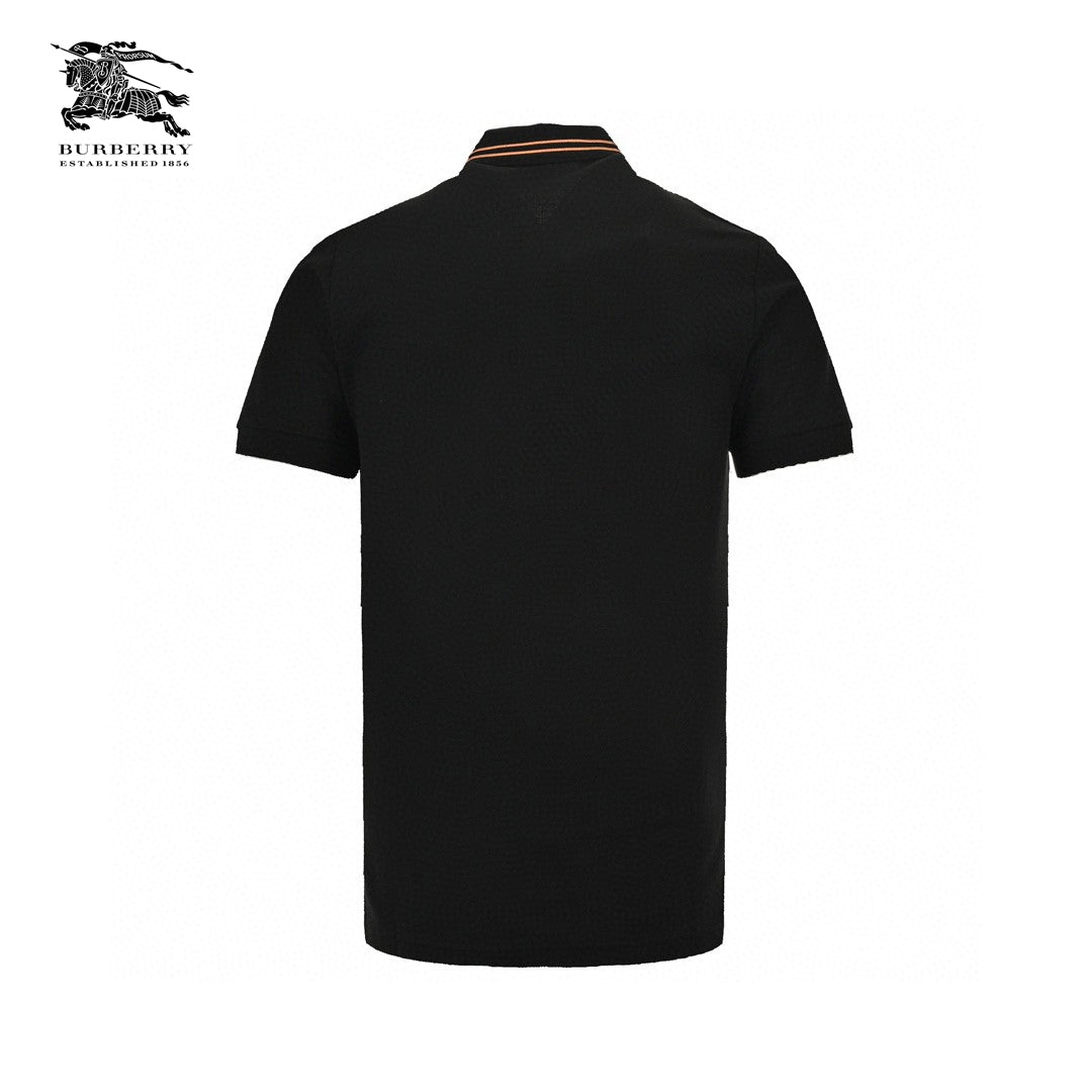 Burberry Striped Collar Polo Shirt in Black - Phantom Kicks