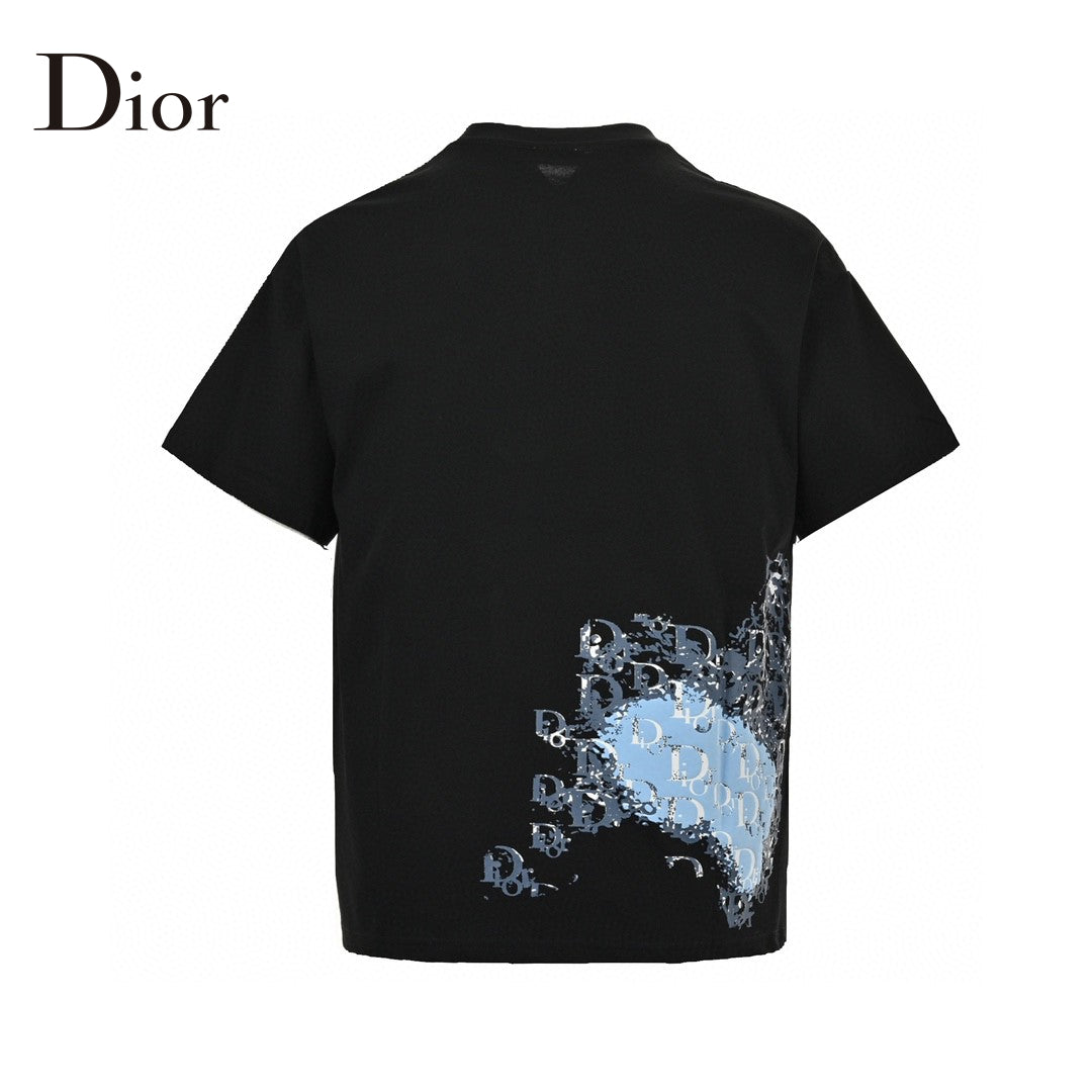 Dior Monogram Motif T-Shirt (Black) - Phantom Kicks