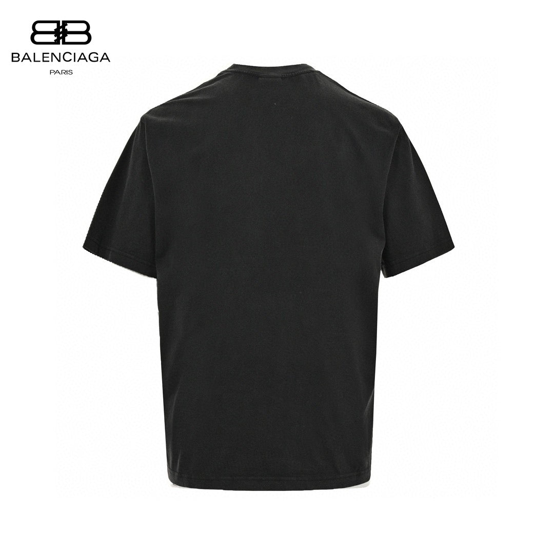 Balenciaga Paris Statue of Liberty T-Shirt (Black) - Phantom Kicks