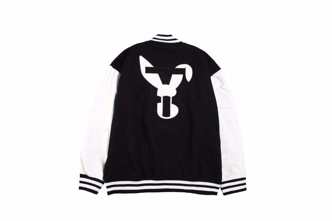 Burberry Varsity Jacket - Black and White - Phantom Kicks