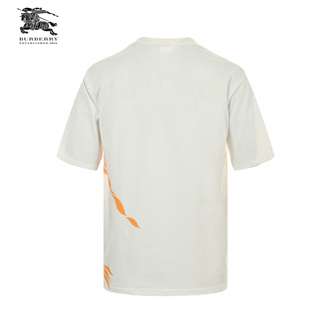 Burberry Knight Print T-Shirt (Cream/Orange) - Phantom Kicks
