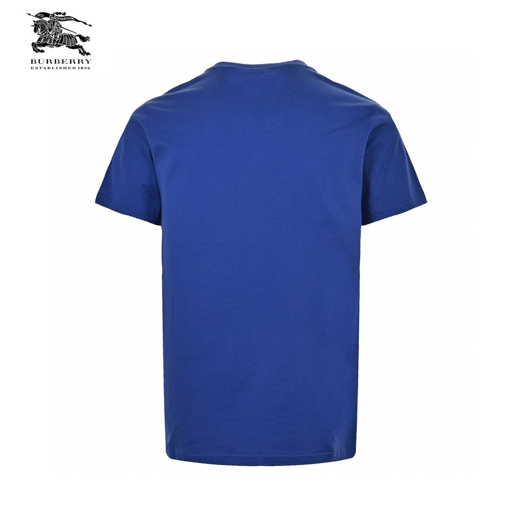 Burberry Embroidered Patch T-Shirt (Blue) - Phantom Kicks