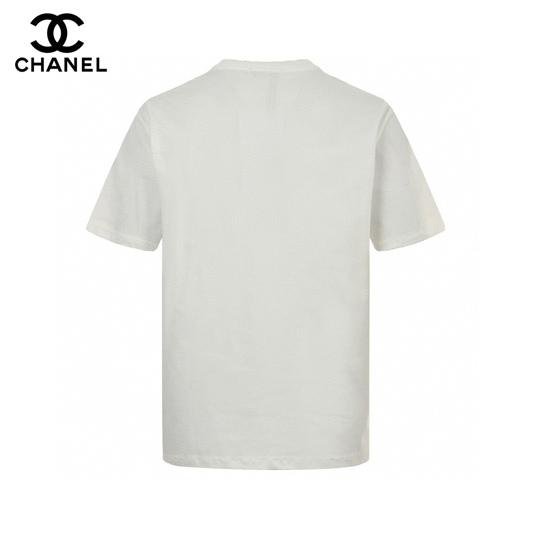 Chanel Double C Logo T-Shirt (White) - Phantom Kicks