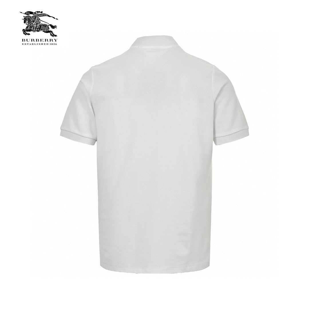 Burberry Monogram Logo Polo Shirt (White) - Phantom Kicks