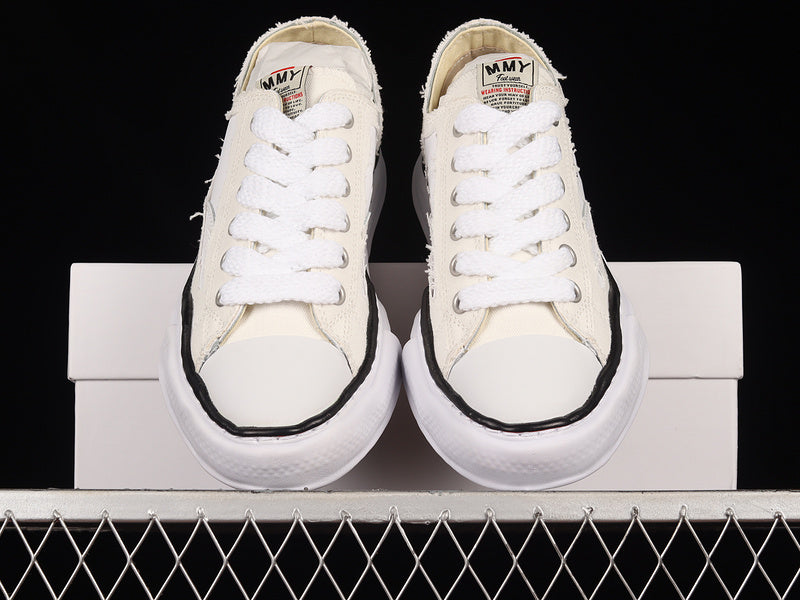 MAISON MIHARA YASUHIRO PETERSON OG SOLE CANVAS LOW WHITE - Phantom Kicks