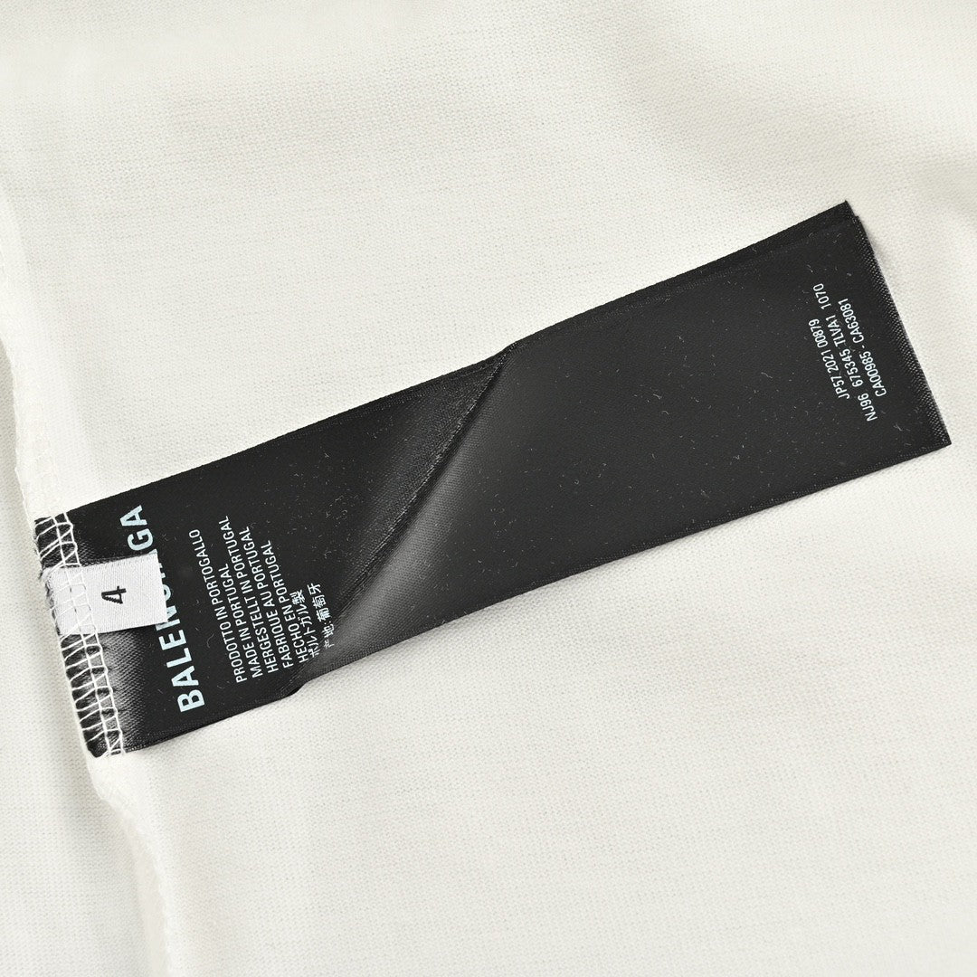 Balenciaga T-Shirt - Overlapping Logo - Phantom Kicks