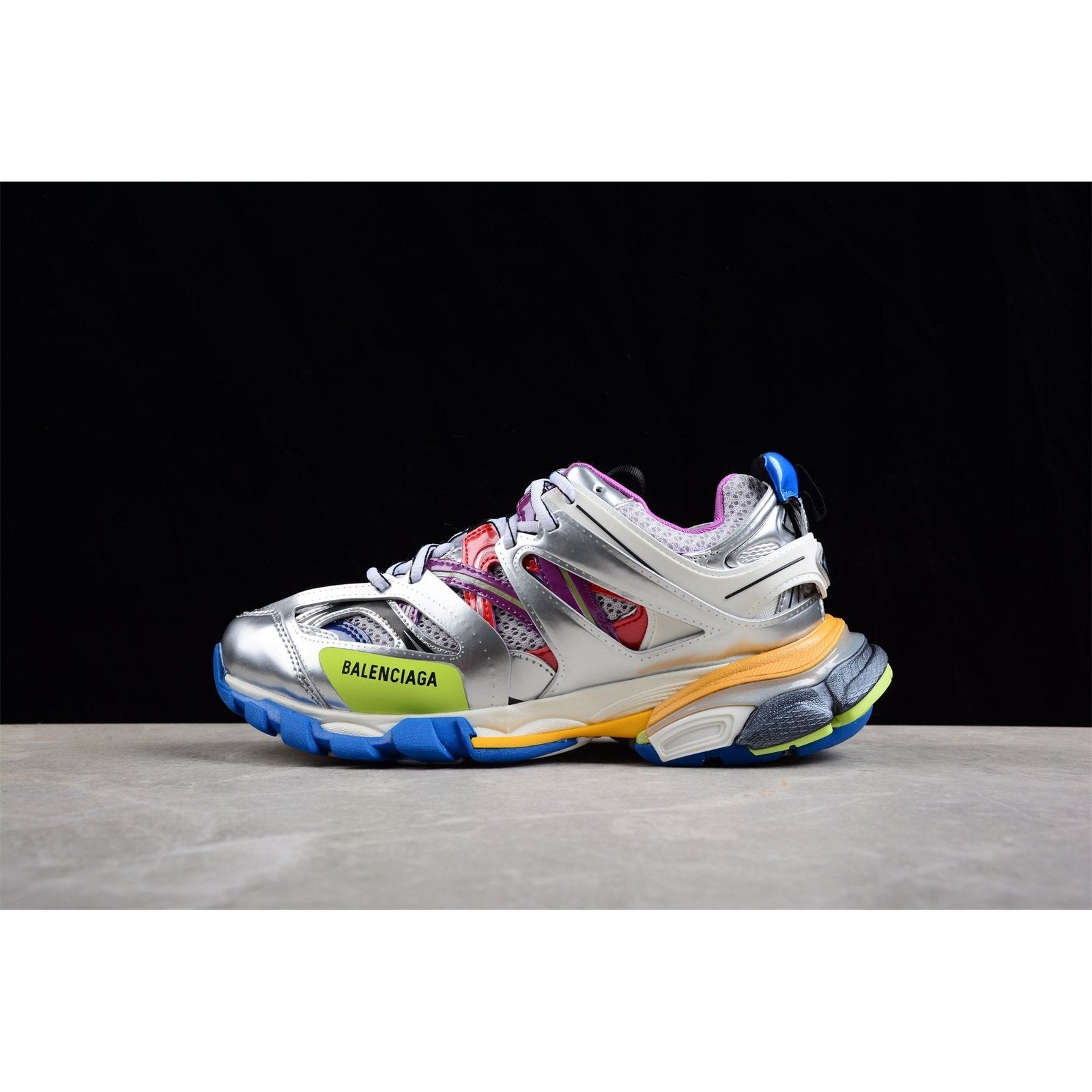 BALENCIAGA TRACK x LEATHER FREE WHITE SILVER MULTI - Phantom Kicks