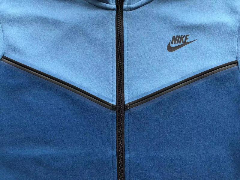NIKE TECH FLEECE HOODIE x DUTCH BLUE/COURT BLUE - Phantom Kicks