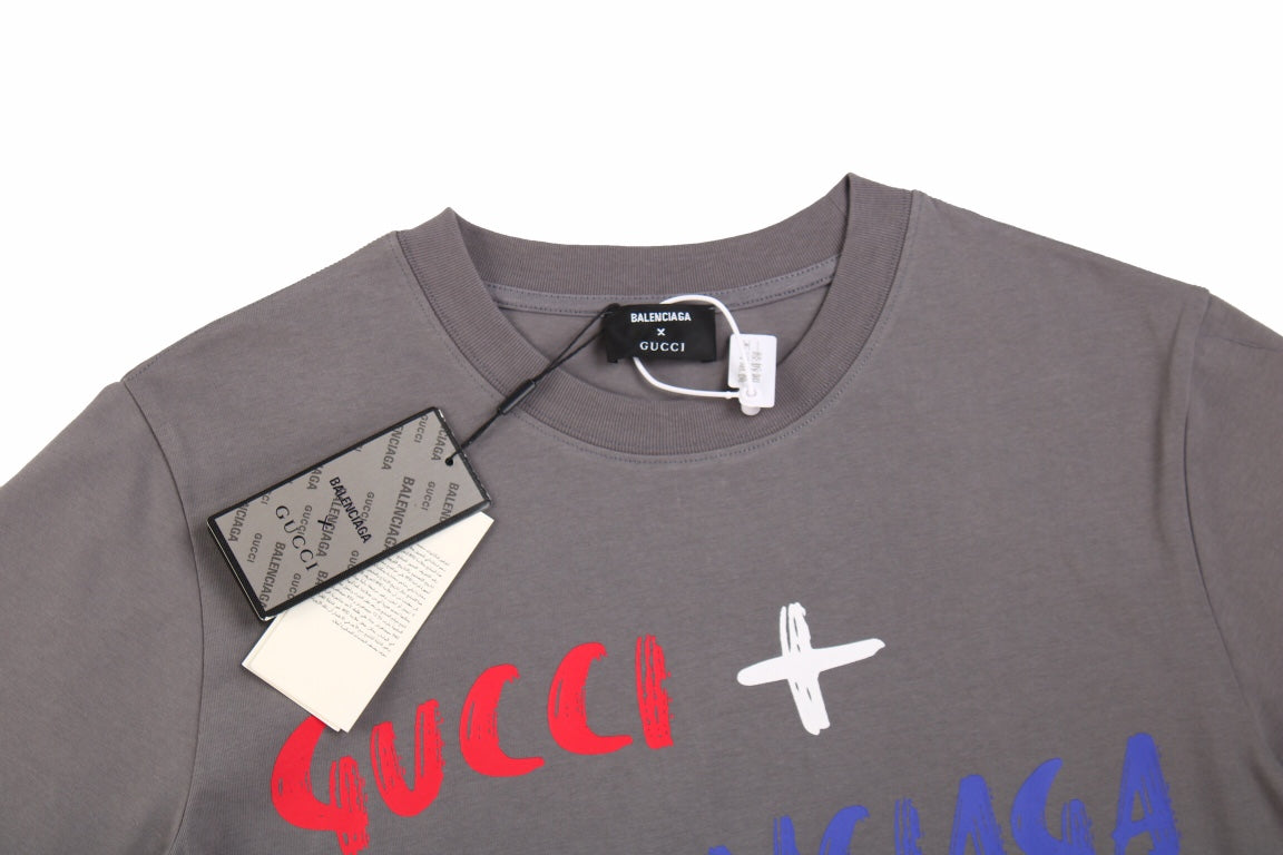 GUCCI x BALENCIAGA T-SHIRT GRAY - Phantom Kicks