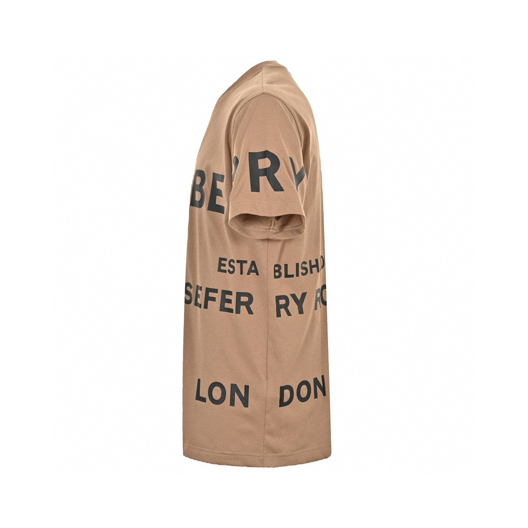 Burberry Beige T-Shirt with Graphic Text - Phantom Kicks