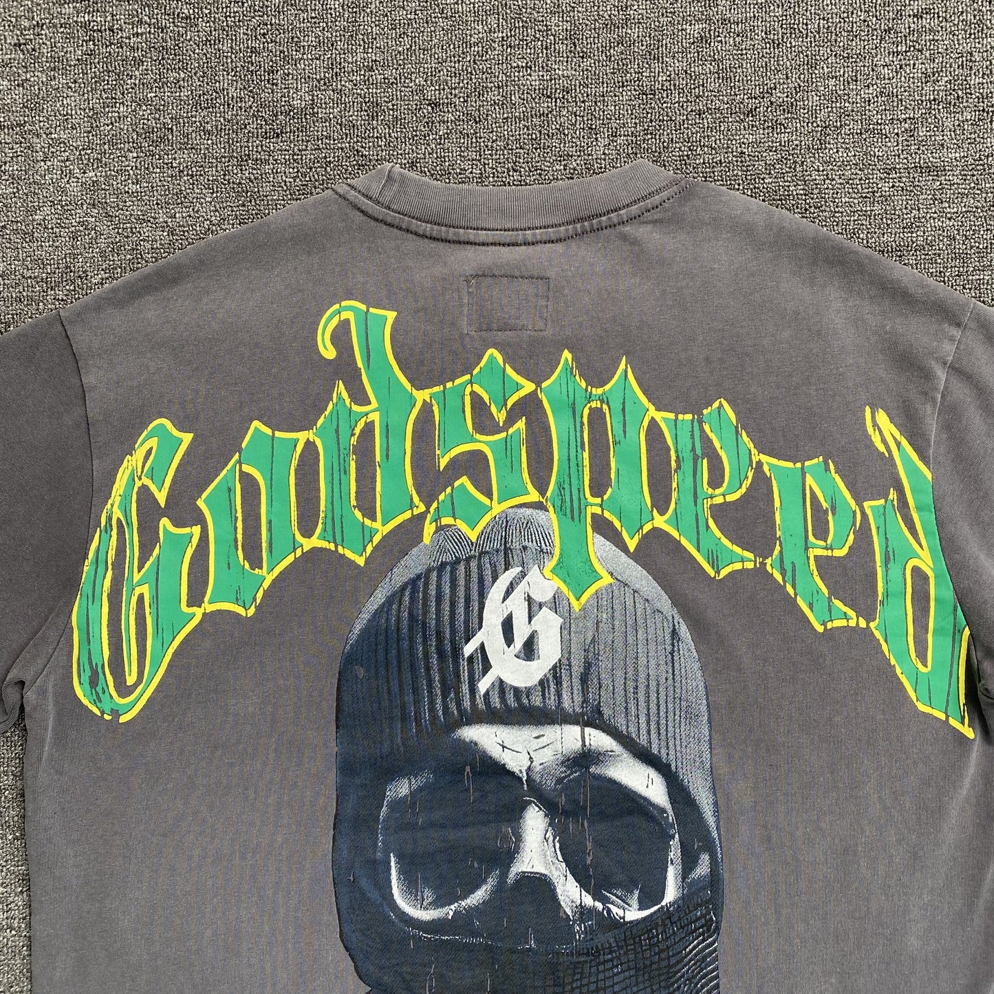 GODSPEED BALACLAVA SZN T-SHIRT WASHED GREY - Phantom Kicks