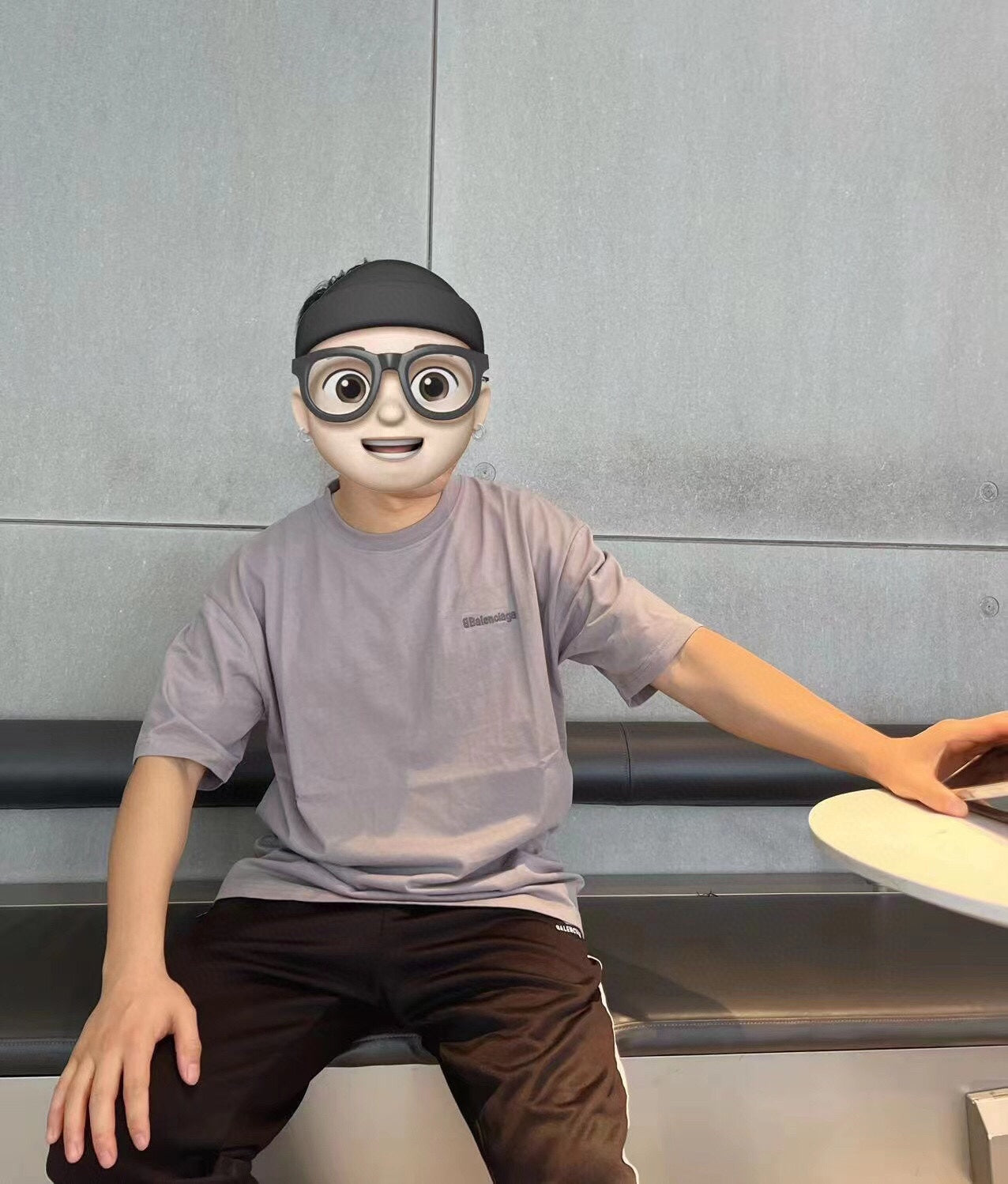 BALENCIAGA MINIMALIST T-SHIRT GREY - Phantom Kicks