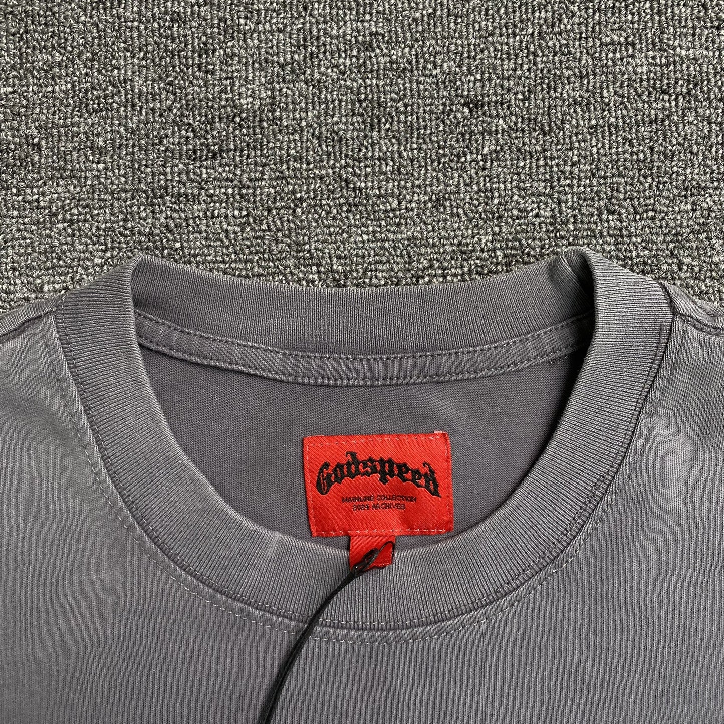 GODSPEED BALACLAVA SZN T-SHIRT WASHED GREY - Phantom Kicks