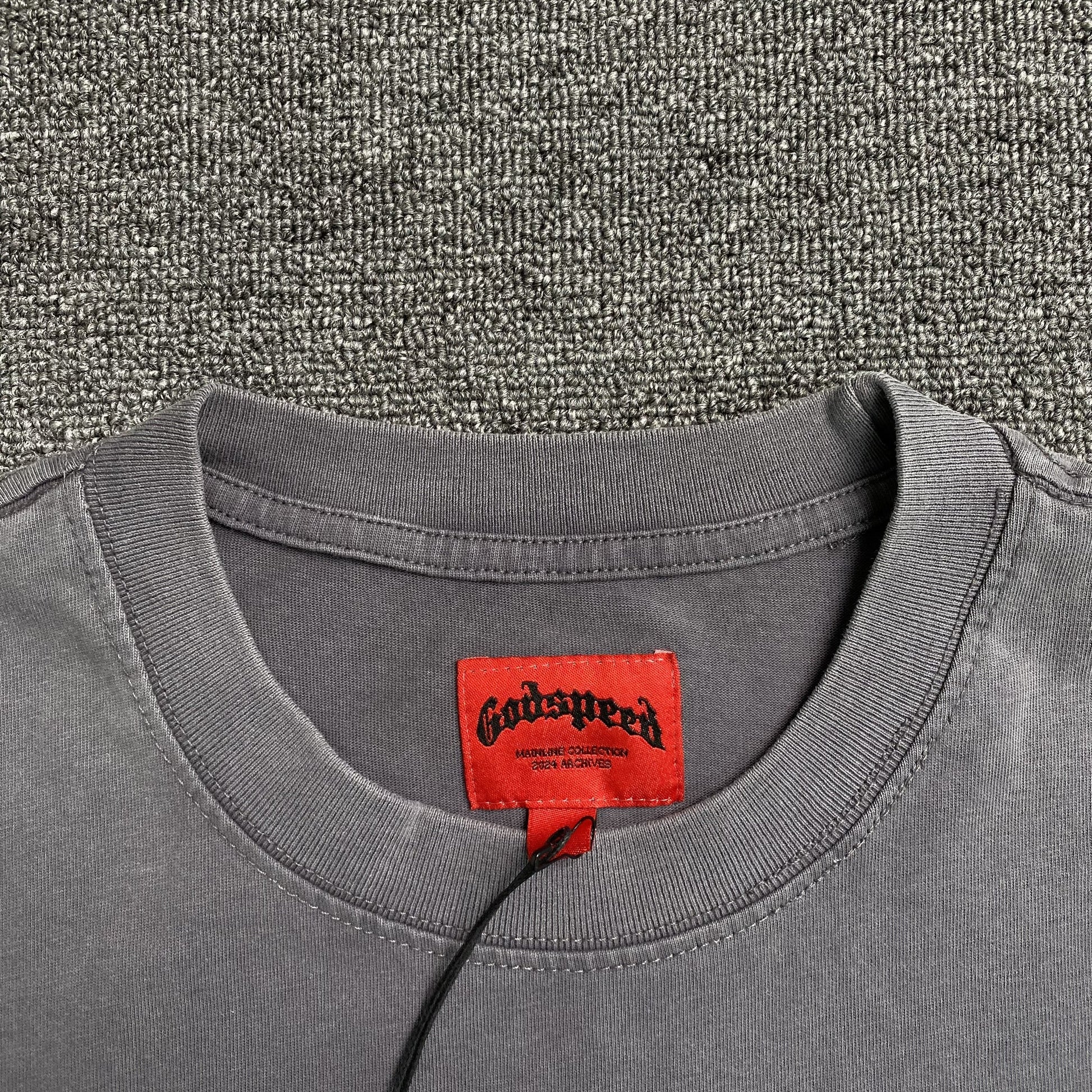 GODSPEED BALACLAVA SZN T-SHIRT WASHED GREY - Phantom Kicks