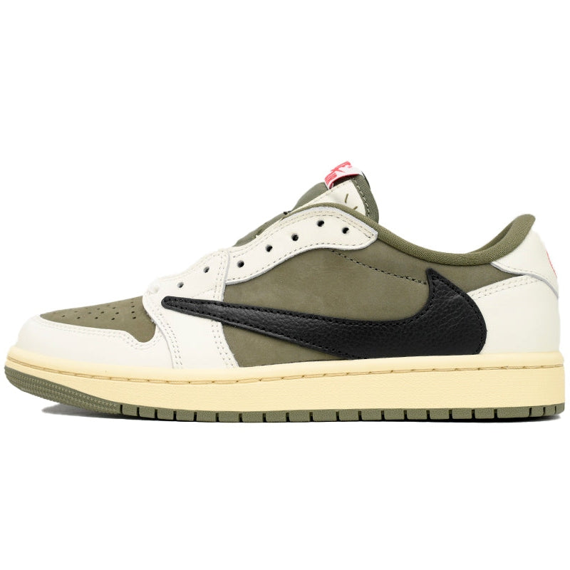 JORDAN 1 LOW x TRAVIS SCOTT MEDIUM OLIVE - Phantom Kicks
