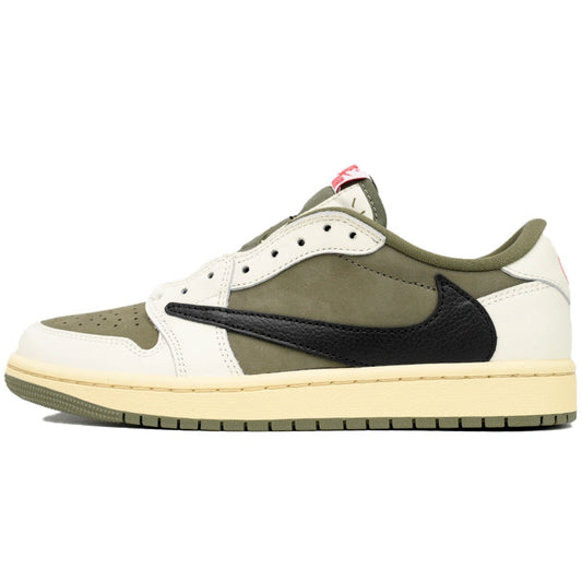 JORDAN 1 LOW x TRAVIS SCOTT MEDIUM OLIVE - Phantom Kicks