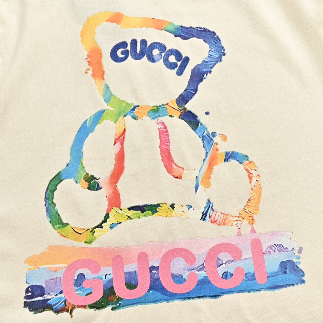 Gucci Teddy Bear Graphic T-Shirt - Phantom Kicks