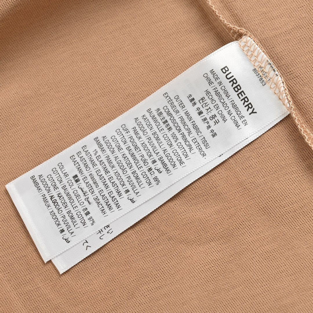 Burberry Beige T-Shirt with Graphic Text - Phantom Kicks